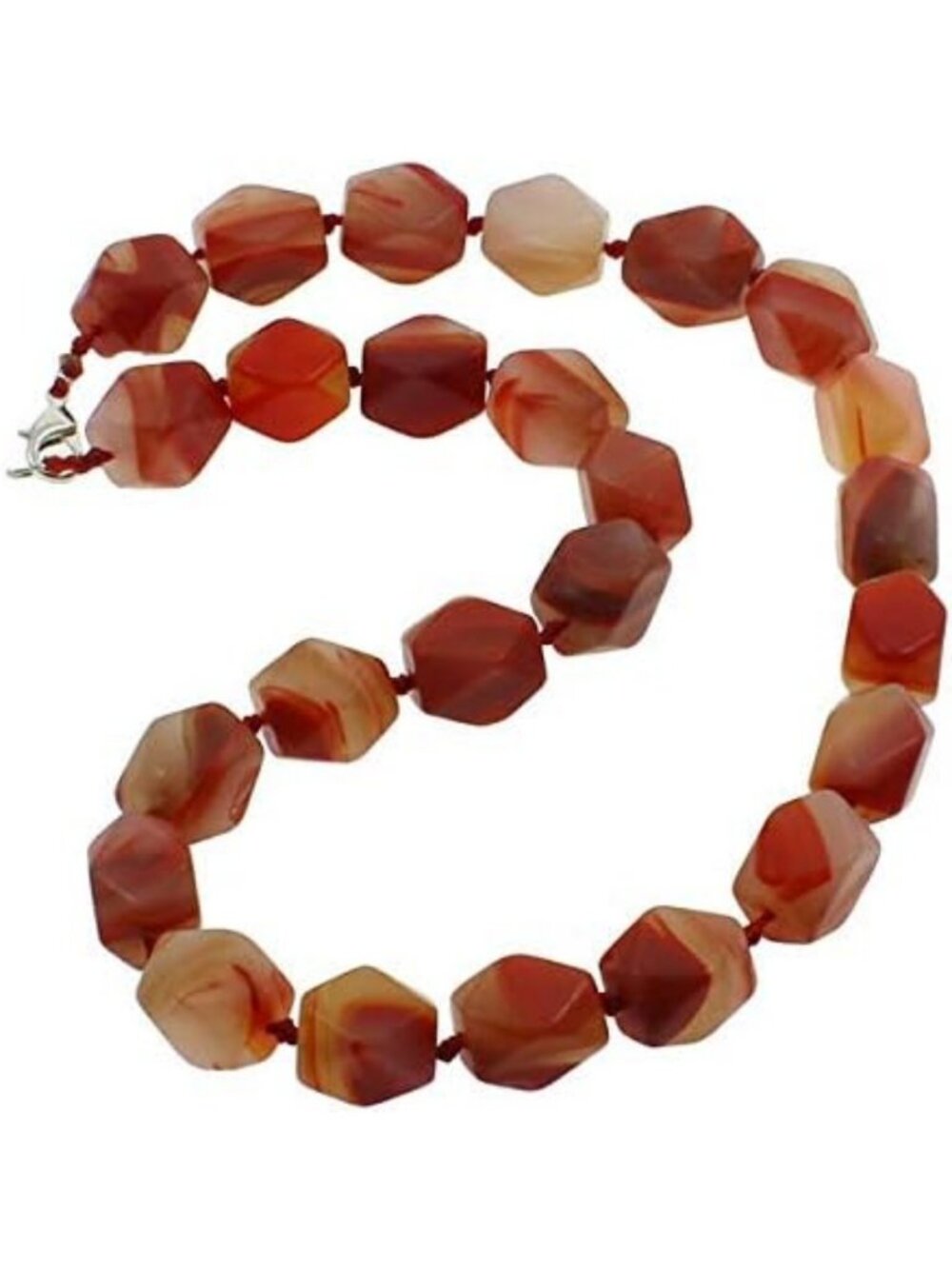 Handmade Chunky Gemstone Beaded Necklace 14-18mm | Statement Jewelry Gift for
